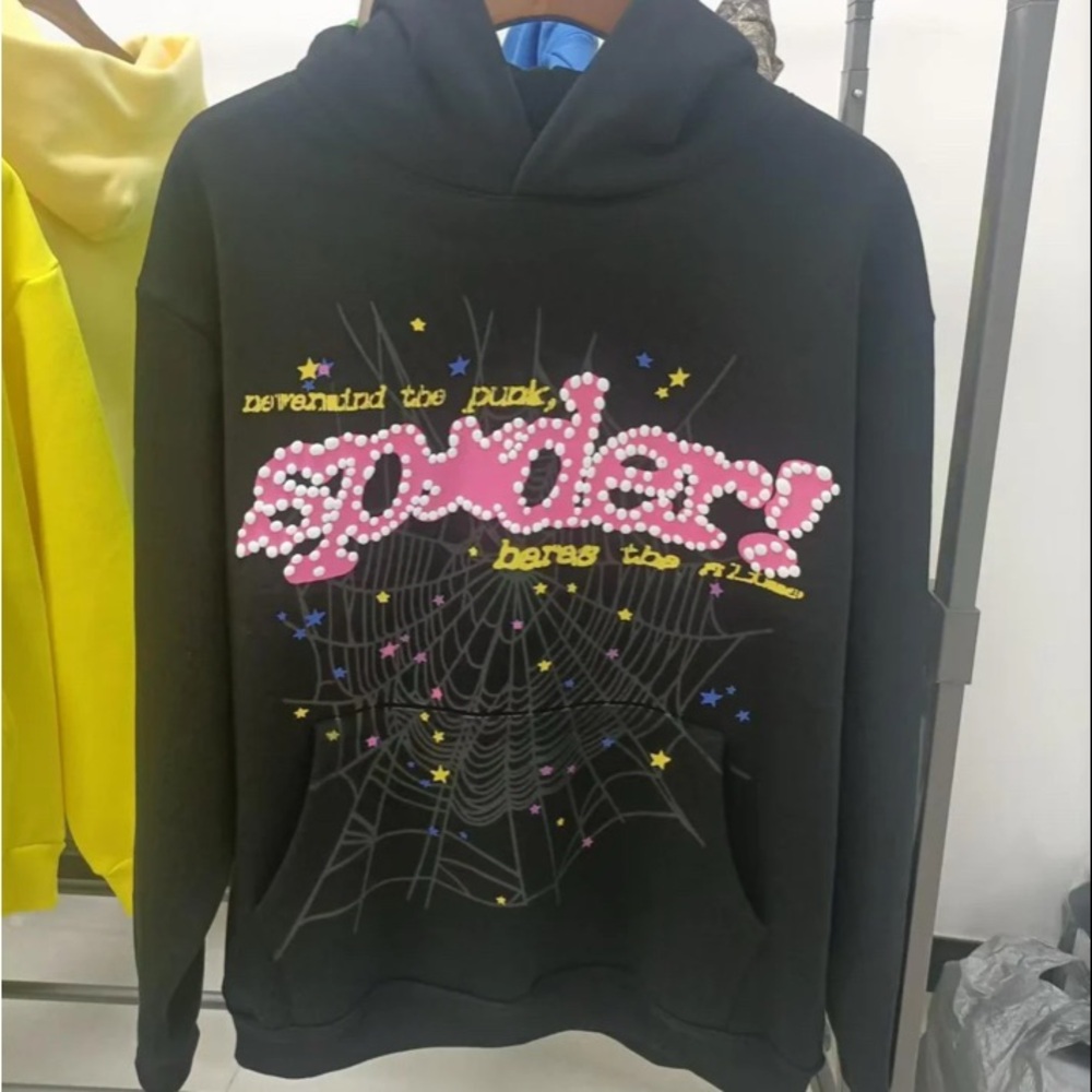 Black Graphic Hoodie